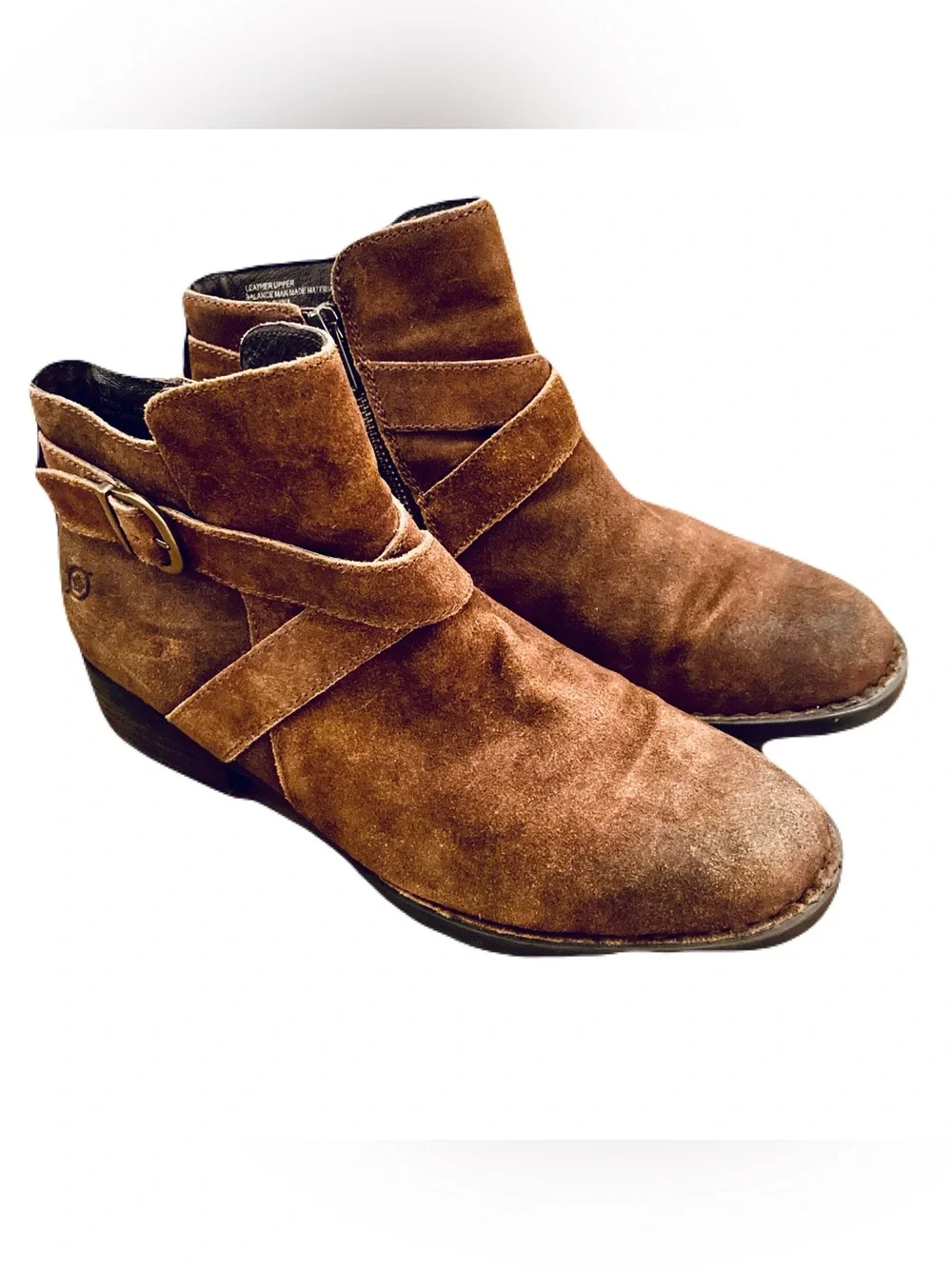 Born Trinculo Suede Ankle Boots